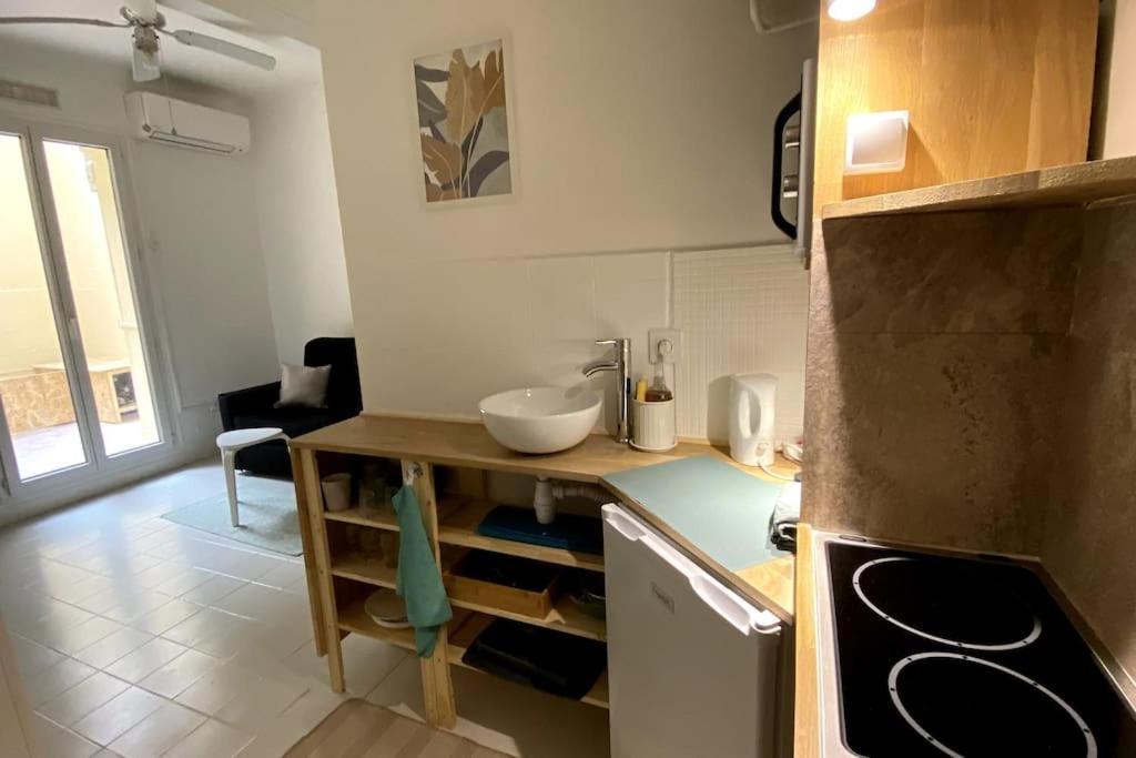Studio "Les Cactus" Avec Terrasse A 5 Min A Pied De La Plage Nizza Exterior foto